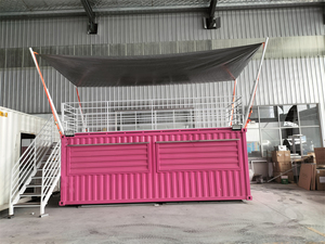 Nhà hàng trang bị đẹp mô hình container vận chuyển container quán cà phê thiết kế thanh container - Product Image 4