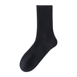 Wholesale Big Size Custom Men's Sport Cotton Crew Cushion <b>Socks</b> White Grey <b>Black</b> Knitted Athletic Terry Cartoon Autumn for Men H - Product Image 2