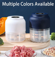 Hachoir Électrique Portable USB Sans Fil pour Ail et Viande, Mini Hachoir à Oignons, Petit Robot Culinaire et Broyeur MINI CHOPPER