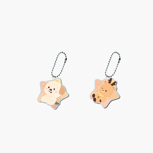 Custom UV Printed Cartoon Image Star Peripheral Q <b>Doll</b> Acrylic Key Chain Pendant <b>Accessories</b> Souvenir Gift - Product Image 4