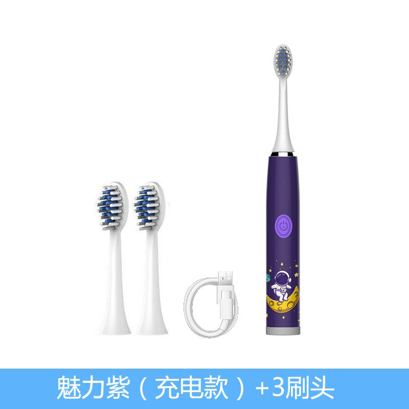 13 têtes de brosse de chargement violettes Charm-3