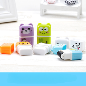 Lindo animal caspa limpiar Escuela Primaria niños creativo dibujos animados rodillo borrador papelería limpieza - Product Image 4