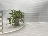 90% film transparent 3D mur transparent écran LED publicité extérieure écran Led Transparent pour les magasins de détail