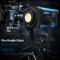 Lampe de studio LED JIXIO 360W haute luminosité 79200Lux 1m réglable 2700-6500K température de couleur contrôle par application en alliage d'aluminium