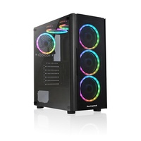 Nouvelle coque d'ordinateur atx moderne pour pc de jeu, châssis d'ordinateur de bureau Atx/Matx/Mini Itx