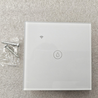 Interrupteur intelligent pour chaudière et chauffe-eau, compatible Tuya Wifi, 86*86 format EU, avec minuterie, 20A 4000W, commande tactile, type mural