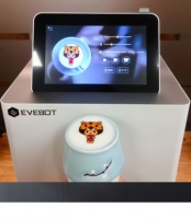 Imprimante alimentaire à encre comestible EVEBOT XP600 avec écran tactile pour l'art latte, les gâteaux, les macarons, le pain, la personnalisation DIY