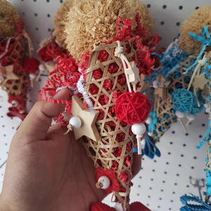 Peoni & <span class=keywords><strong>Cockatiel</strong></span> Parrot anti-kebosanan mainan-bentuk es krim mengunyah Molar mendaki Set koleksi - Product Image 2