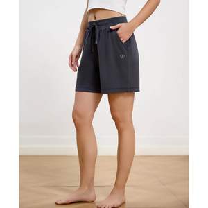 Pantalones Cortos de Pijama de Viscosa de Bambú Personalizados para Mujer, Suaves y Cómodos, con Bolsillos - Product Image 3