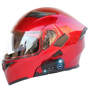 2024 nuevo diseño cascos de motocicleta Casco integral motocicleta diente azul auriculares Casco Para Moto cascos motocicletas - Product Image 3
