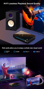 <span class=keywords><strong>2026</strong></span> H96 MAX 8K Streaming STB 4GB RAM Smart OTT Set-top Box Premium Google Android 12 TV Box Europa Germania Francia Spedizione Gratuita - Product Image 6