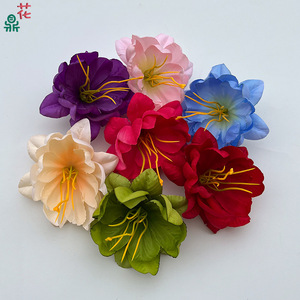 Fleurs artificielles de lotus des neiges en soie, réalistes, pour décoration de mariage - Product Image 2