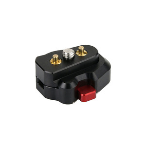 Oem CAME-TV mini 1/4 vít arri định vị pin phát hành nhanh chóng tấm cho máy ảnh <span class=keywords><strong>DSLR</strong></span> lồng Giàn Khoan màn hình <span class=keywords><strong>video</strong></span> Gimbal ổn định - Product Image 1