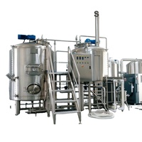 Machine de fabrication de bière artisanale 1000L avec cuve de fermentation en acier inoxydable, pompe, réservoir sous pression, moteur - Équipement de brasserie haute productivité