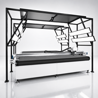 Máquina de Corte Digital Industrial 3240 con Cuchilla Oscilante para Cuero, Textil, Alfombra, Espuma y Juntas