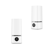 Brumisateur d'air d'humidificateur d'aromathérapie, humidificateur d'air blanc et purificateur pour la maison de bureau à ultrasons