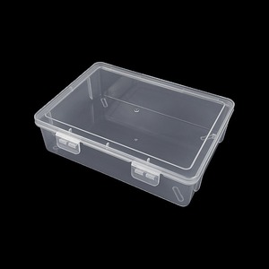 Plastic <b>Storage</b> <b>Box</b> Rectangle 1950 Covered Organizing Container For Parts Jewelry Samples Stationery - Product Image 2