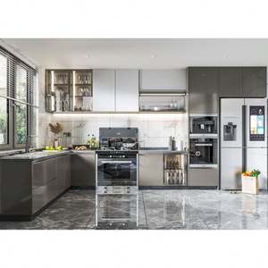 Diseños de Gabinetes de Cocina con Acabado Mate Personalizado, Islas Modulares, Gabinetes de Cocina de Diseño Moderno - Product Image 4