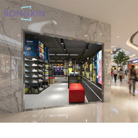 Chaussures de Sport pour hommes, magasin de détail, exposition intérieure, étagère murale, magasin de meubles, Design sur mesure, magasin de vêtements sportifs, décoration