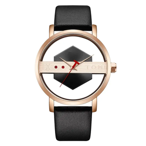 Nuevo Reloj de Cuarzo con Esfera Redonda, Correa de Cuero, Reloj de Pulsera para Hombre, Alta Calidad, Diseño Hueco, Deportivo, Masculino - Product Image 5