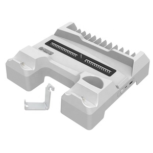 Base de Carga Doble Rápida para Consolas de Videojuegos <span class=keywords><strong>PS5</strong></span>, con Ventilador de Refrigeración para <span class=keywords><strong>PS5</strong></span>, Almacenamiento para Juegos y Discos <span class=keywords><strong>CD</strong></span> - Product Image 2