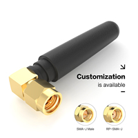 Antenne omnidirectionnelle 2,4 GHz en caoutchouc type « Rubber Duck » 3dBi avec connecteur RP-SMA mâle pour module WiFi Zigbee IoT