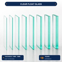 Plaques de verre flotté transparent et ultra-transparent pour le traitement, épaisseurs 1,8 mm, 3 mm, 4 mm, 5 mm, 6 mm, 8 mm, 10 mm, 12 mm, pour la construction architecturale, vente en gros