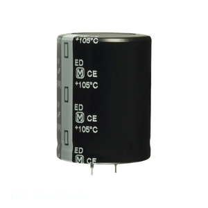 Condensateur original à traversée de circuit, en aluminium, 560 µF, 20 %, 400 V, SNAP TH, 560 µF, EET-ED2G561EA - Product Image 1
