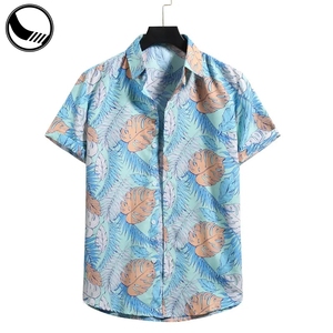 <span class=keywords><strong>Chemise</strong></span> Hawaïenne en Rayonne <span class=keywords><strong>à</strong></span> Manches Courtes pour <span class=keywords><strong>Homme</strong></span>, Motif Floral Polynésien, Tendance 2023, Décontractée, Plage, Été - Product Image 6