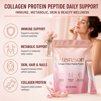 Collagène hydrolysé halal OEM, poudre de protéines vitales avancées, complément halal pour les cheveux, la peau et les ongles, poudre de peptides de protéines de collagène