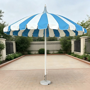 Best Price Large Outdoor Commercial Aluminum <b>Windproof</b> Durable Folding Arm Retractable Patio <b>Umbrella</b> for Hotels Restaurants - Product Image 2