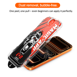 X-Gorilla Toz Geçirmez Tam Kapsama Gizlilik Temperli Cam Ekran Koruyucu iPhone 17 Pro Max için Kırılmaz Koruma - Product Image 2