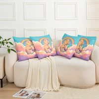 Housse de coussin mignonne en forme de capybara, 4 pièces, housse de coussin Bubble Tea, décoration Boba Tea, taie d'oreiller Kawaii, intérieur/extérieur, super doux