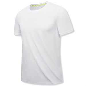 Venta al por mayor de los hombres atléticos Running T-shirt Gimnasio Entrenamiento Transpirable Running T-shirt Fitness Sports Top - Product Image 2
