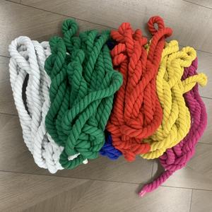 Corde de coton torsadé <span class=keywords><strong>macramé</strong></span> cordon pour suspension murale <span class=keywords><strong>plante</strong></span> cintres artisanat jouets pour animaux de compagnie - Product Image 5