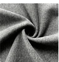 Tissu en molleton brossé 80% coton 20% polyester, matière douce pour sweat-shirts, ensembles de vêtements et tenues décontractées