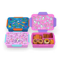 Bestseller Plastik-Lunchbox mit Fächern, Erhitzbare Lebensmittelbehälter für Kinder