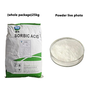 Ácido Sórbico de Grado Alimenticio, 99% de Pureza, Conservante Natural para Alimentos, para Carne, Queso, Panadería, Bebidas, Extensor de Vida Útil, CAS 110-44-1 - Product Image 1