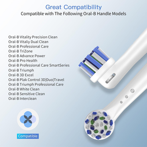 YBK Electric Toothbrush <strong>Replacement</strong> <strong>Heads</strong> Compatible with <strong>Oral</strong>-<strong>B</strong> 7000 Soft DuPont Bristles Toothbrush <strong>Heads</strong> <strong>Replacement</strong> 12PCS - Product Image 3