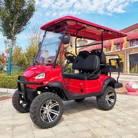 Voiture de golf tout-terrain à grandes roues, nouvelle voiture électrique à 4 roues motrices 4x4, kart, voiture de club à vendre avec benne de chargement