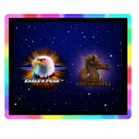 Pantalla táctil de 19 pulgadas 3M o ELO PCAP, luces LED montadas, POG Pot O Gold Machines, monitores de juego a la venta