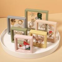 Boîte d'emballage en plastique anti-chute en gros, boîte flottante en PE transparente pour bijoux et petits cadeaux
