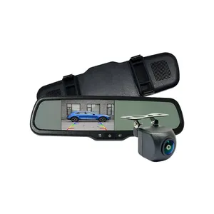 e-too rear view car mirror and rear camera 120-170 wide angle hd 720p car reverse backup camera for cars with display