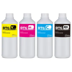 Mực Màu Nhuộm DTG Dệt May Màu Trắng 1000ML Cho Máy In Epson Dx5 Dx6 Dx7 4720 5113 I3200 Xp600 1390 L800 L1800