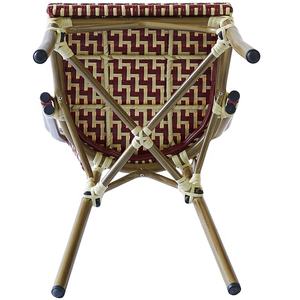 aises empilables françaises <span class=keywords><strong>de</strong></span> bistro <span class=keywords><strong>de</strong></span> café <span class=keywords><strong>de</strong></span> rotin <span class=keywords><strong>de</strong></span> jardin <span class=keywords><strong>de</strong></span> rotin <span class=keywords><strong>de</strong></span> meubles en aluminium d'osier <span class=keywords><strong>de</strong></span> restaurant <span class=keywords><strong>de</strong></span> patio - Product Image 5