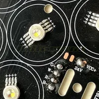 Remplacement imperméable extérieur de pièces de rechange de source lumineuse de panneau du pair LED de 18X10W RGBW 24V LED