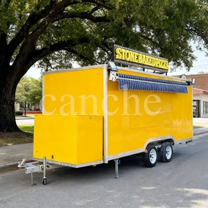 Cuisine mobile de remorque de nourriture de rue de camion de restauration rapide de petit déjeuner mobile professionnel avec l'équipement complet - Product Image 4