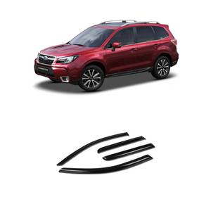 Black Window Door Visor for Subaru Forester 2002-2008 2007 2008 Accessories <strong>Rain</strong> Shield Wind <strong>Deflector</strong> - Product Image 6