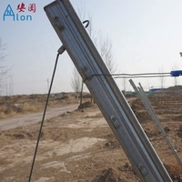 Postes de Acero Galvanizado por Inmersión en Caliente de 1.5 mm de Espesor, Revestimiento de Zinc de Alta Resistencia, para Agricultura, Huertos y Viñedos, Tipo U, Modelado 3D