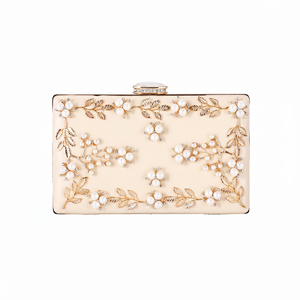 Bolso de mano minimalista estilo parisino, minimalista, de cuero, con asa de algodón, bolso de hombro moderno, venta al por mayor - Product Image 1